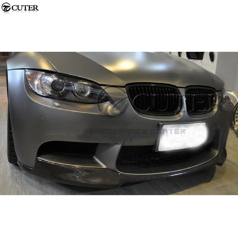 E92 M3 спойлер для переднего бампера из углеродного волокна BMW комплект кузова