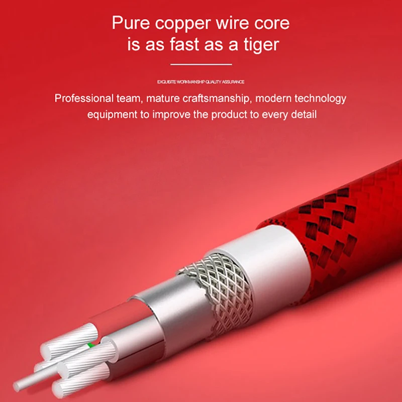Кабель Micro USB в нейлоновой оплетке шнур для быстрой зарядки и синхронизации