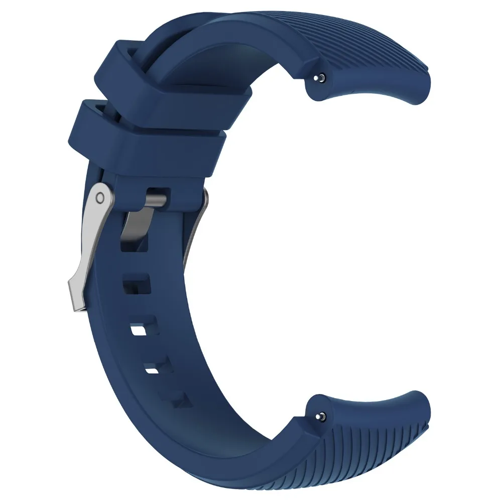 midnight blue HANGRUI ремешок для xiaomi huami amazfit 2 2S Ремешок силиконовый ремешок с пряжкой спортивный ремень для xiaomi huami amazfit 2 stratos - Цвет: midnight blue