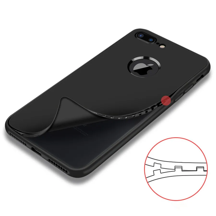 360 Защитный чехол для iPhone 6 5S силиконовый мягкий из ТПУ S Plus SE 7 8 X чехлы телефонов |