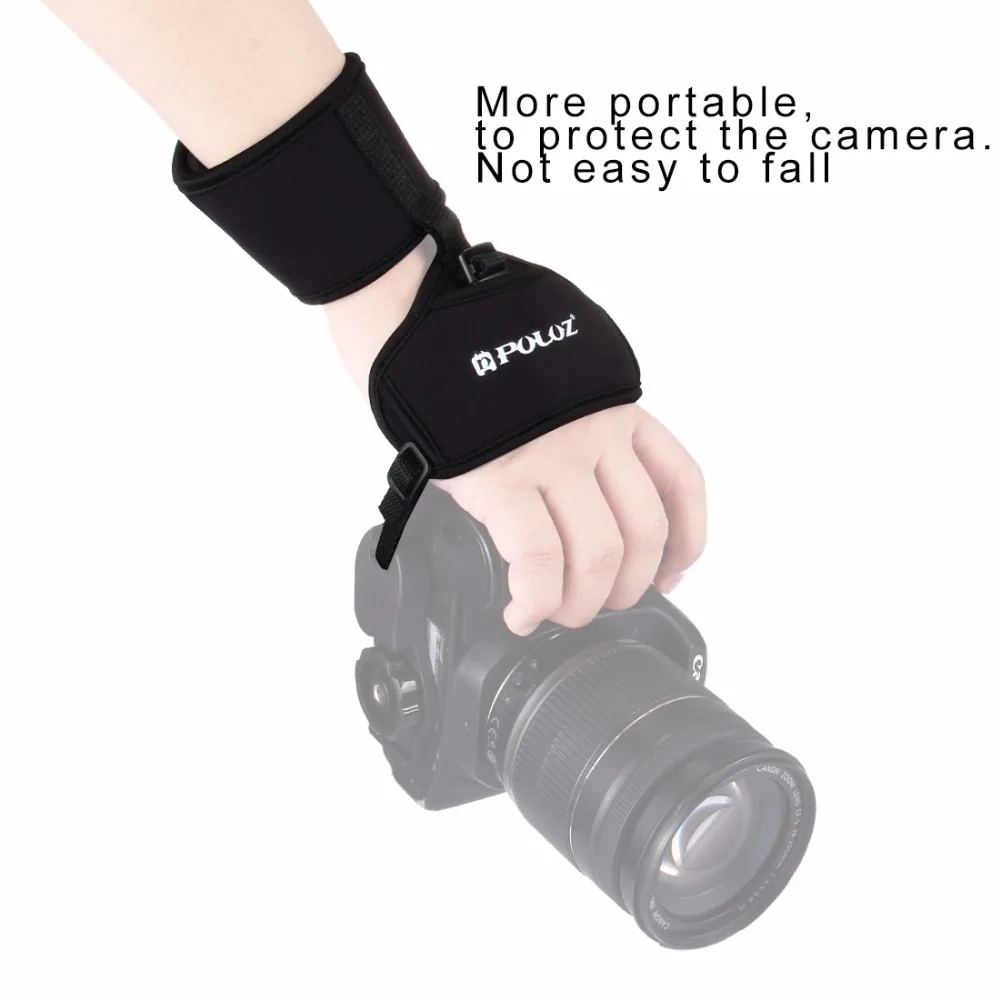 PULUZ PU224 камера мягкий ремешок ручной захват наручный ремень для Nikon Canon sony DSLR