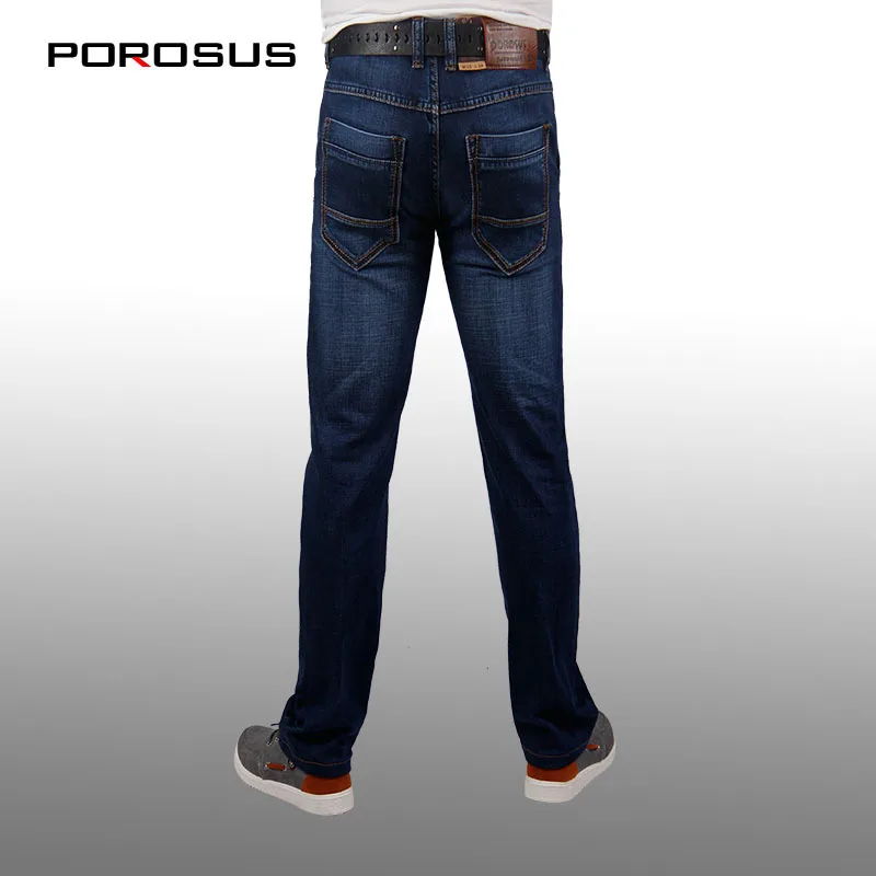 Moscow Fashion Casual Famous Brand (POROSUS) Jeans Mens Designer Stretch Slim Luxury Large Size PT1295 | Мужская одежда