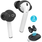 Чехол для наушников, силиконовый чехол для Airpod, футляр для хранения наушников для Airpods 2, магнитные колпачки