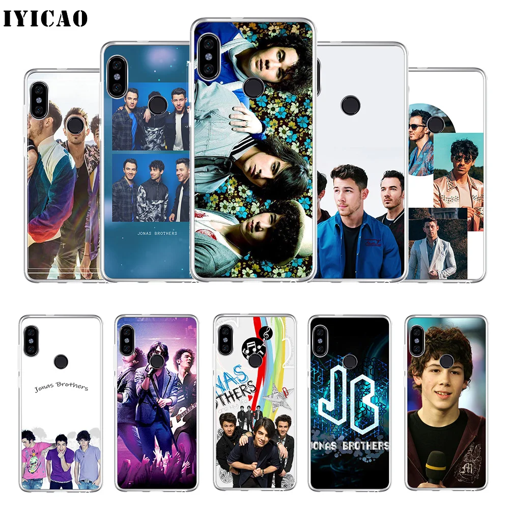 Мягкий силиконовый чехол для телефона IYICAO Rock band Jonas Brothers Xiaomi Mi 9 8 SE 6 A1 A2 Lite F1 MIX2S MIX3