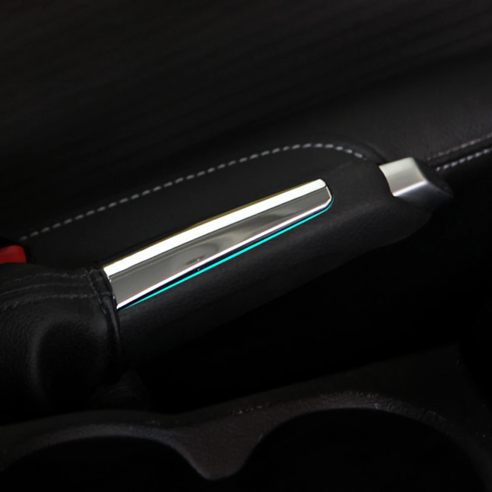 Стайлинг автомобиля хромированная отделка из АБС пластика ручка ручного тормоза