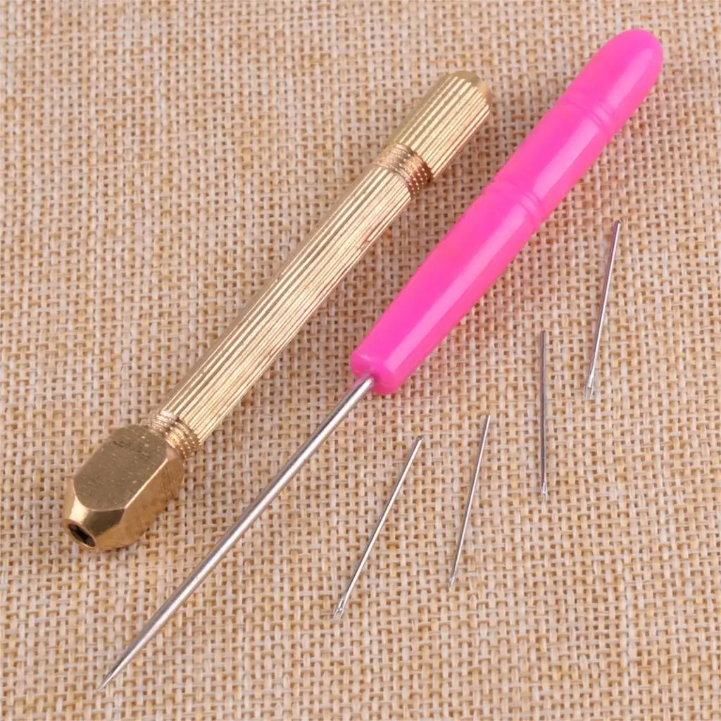 High Quality 6pcs Doll Hair Rooting Reroot Rehair Tool Holder 2 Extra Needles Kits | Инструменты