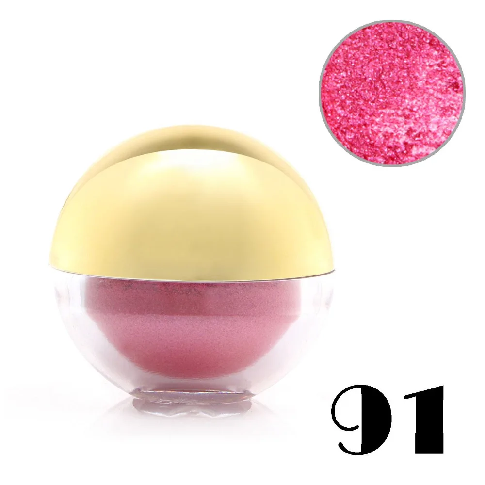 Цвет мерцающий жемчуг тени для век порошок мяч Пигмент Макияж инструмент|tool