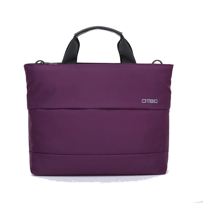 DTBG 15.6 Inches Large Capacity Laptop Handbag for Women Travel Briefcase Business Notebook Bag For 14 15 Inches Laptop - Цвет: Purple
