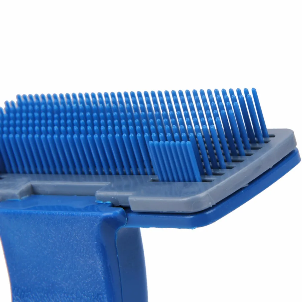 Щетка для домашних животных расческа щенков собак кошек самоочищающаяся триммер