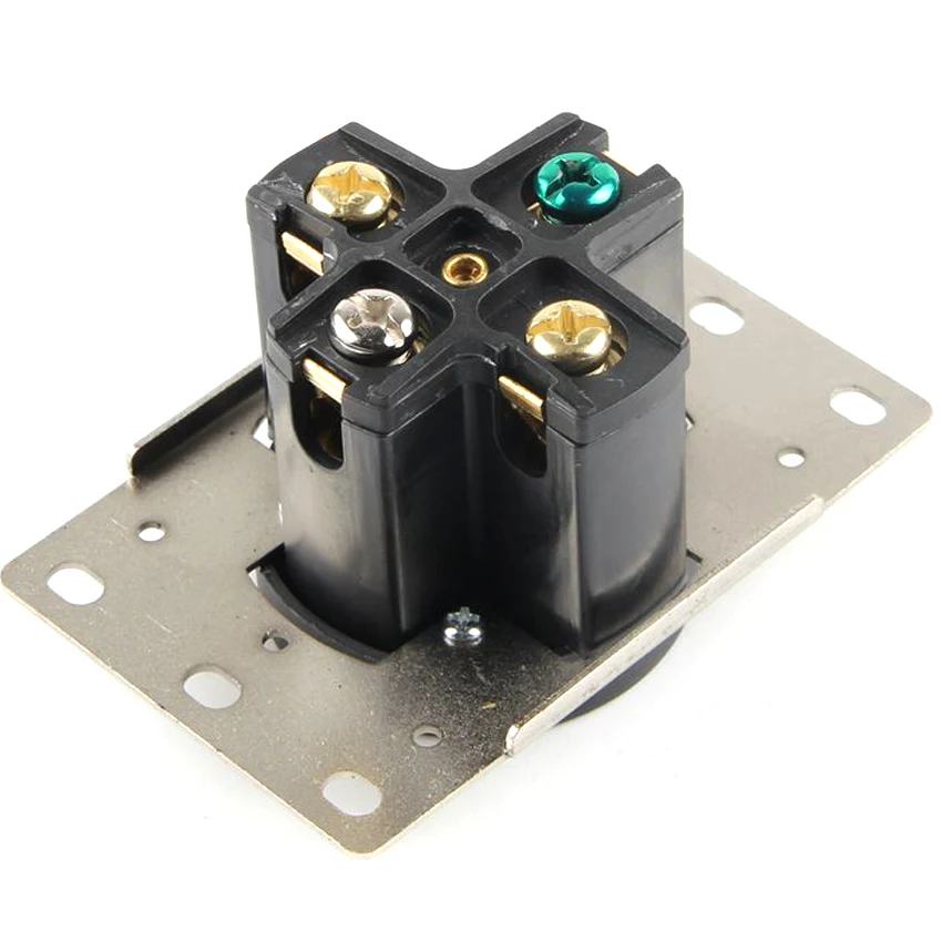 Black America 50A Nema L14-50P L14-50R US 4 pole Industry Power Electric Wired Connector Male Female magnetic power plug Socket |