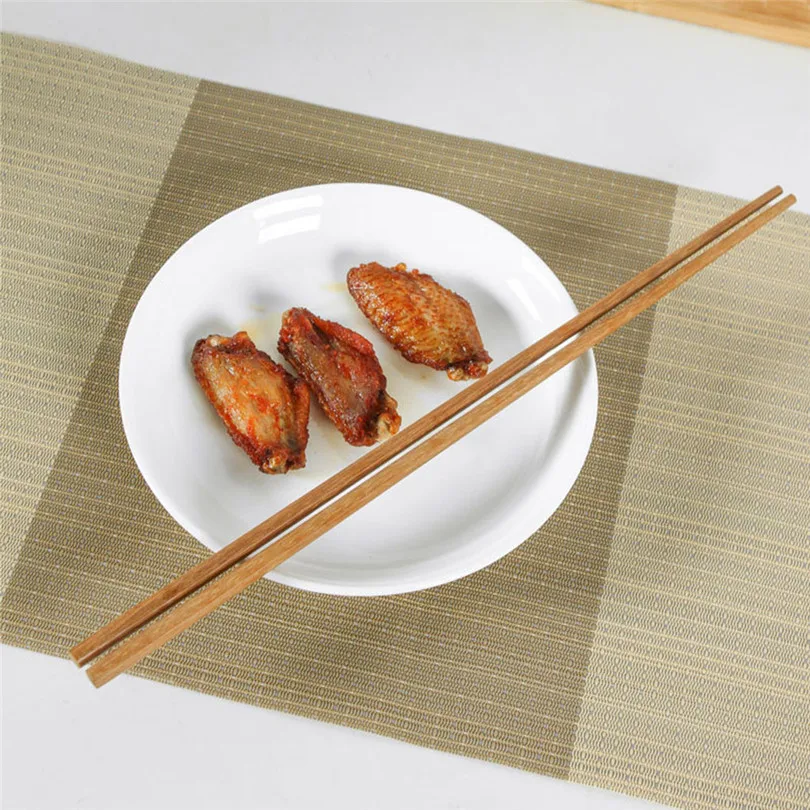 Household Super Long Fried Wood Chopsticks Wooden Cook Noodles Deep Hot Pot Chinese Style Food Sticks 38CM ED25 | Дом и сад