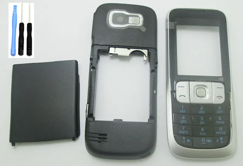 Полный корпус корпуса и клавиатура для Nokia 2630 Корпус Корпуса ободок клавиатуры
