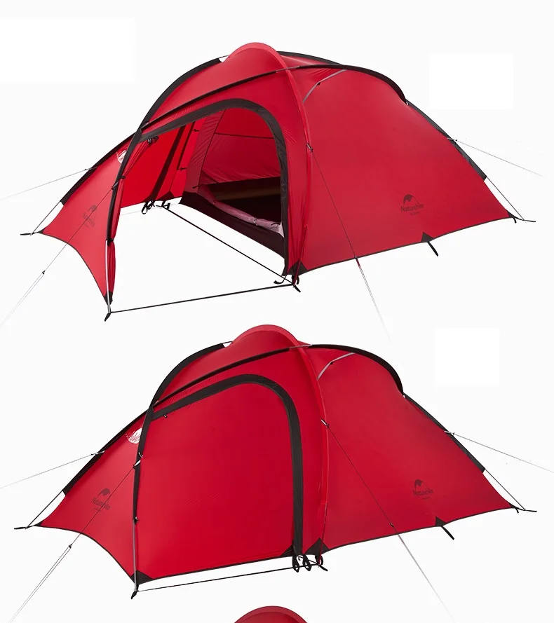 Палатка NatureHike Hiby 3 Man туристическая нейлоновая силиконовая Ультралегкая для всей