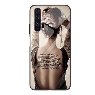 Чехол для huawei Honor 20 pro, 20pro YAL-AL10, 6,26 дюйма, Волчонок, девочка, силиконовая, TPU, рамка, стекло, твердая задняя крышка, Honor20 pro, чехол для телефона s - Цвет: A3