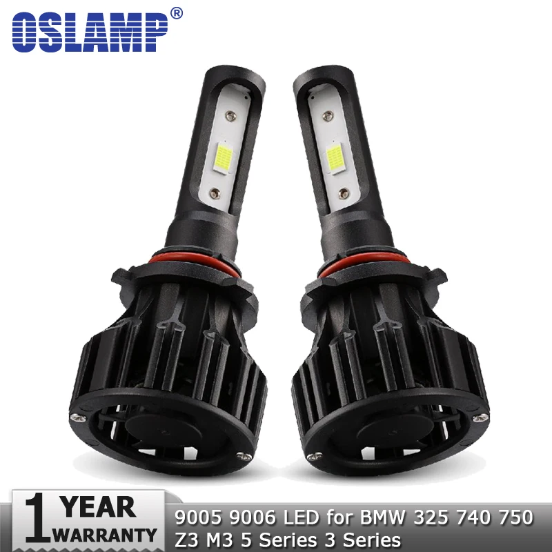 Oslamp 9005 HB3 9006 HB4 72W фары для 8000LM COB автомобильная светодиодная лампа 12V 24V авто BMW 325 740