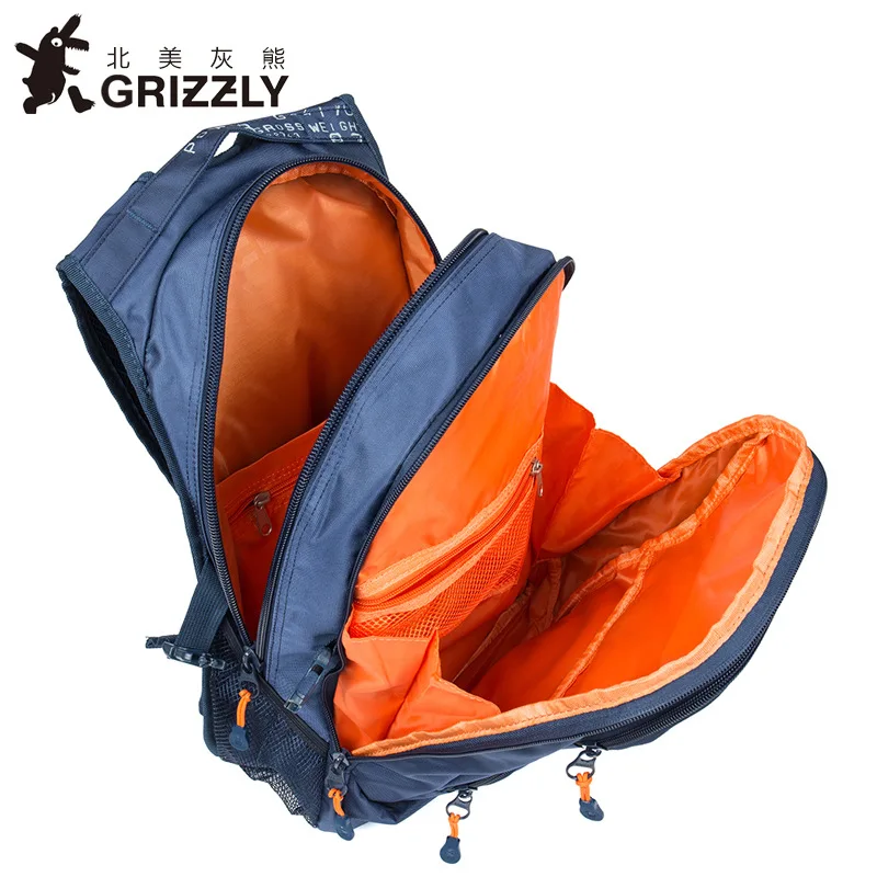 Мужской холщовый рюкзак GRIZZLY Большой Вместительный для ноутбука