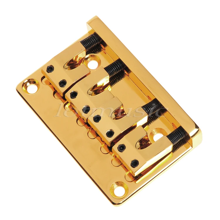 Бас мост для электрической Запчасти бас гитары аксессуары L золотой черный хром 4