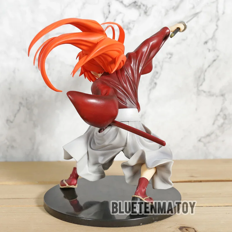 Экшн-фигурка из ПВХ Коллекционная модель игрушки Rurouni Kenshin HIMURA KENSHIN | Игрушки и