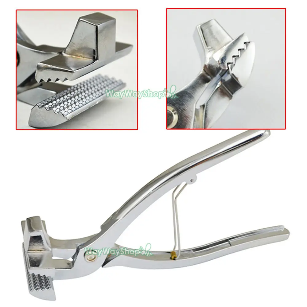 Один плоскогубцы из красного холста металлический инструмент нержавеющей стали