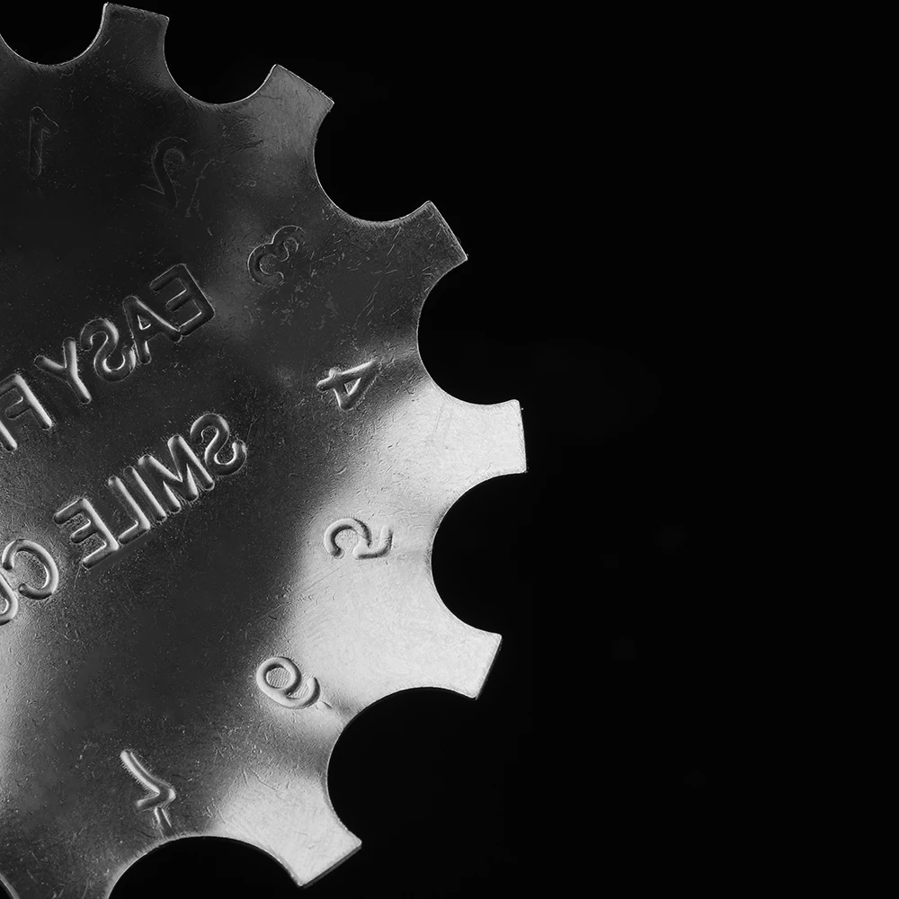 1 шт. металлический Легкий Французский триммер для ногтей Smile Line Edge Cutter ложные