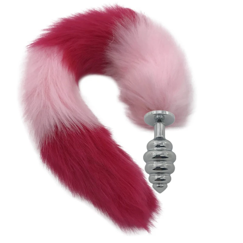 3 размера анальные секс игрушки лисий хвост из нержавеющей стали нить Анальная