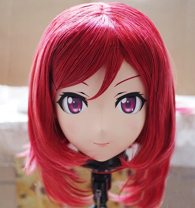 (KM0251) Высококачественная Женская/Девушка ручной работы Lovelive Смола 3/4 голова Maki