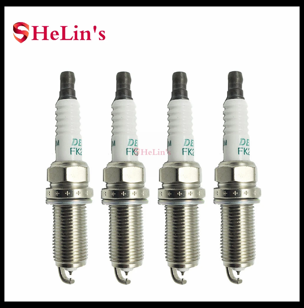 4pcs 90919-01247 FK20HR11 909190-1248 двойная иридиевая Свеча зажигания для LEXUS RX350 RX450h GS300 IS C300 ES350 MITSUBISHI MIRAGE SPACE STAR - Цвет: 4pcs