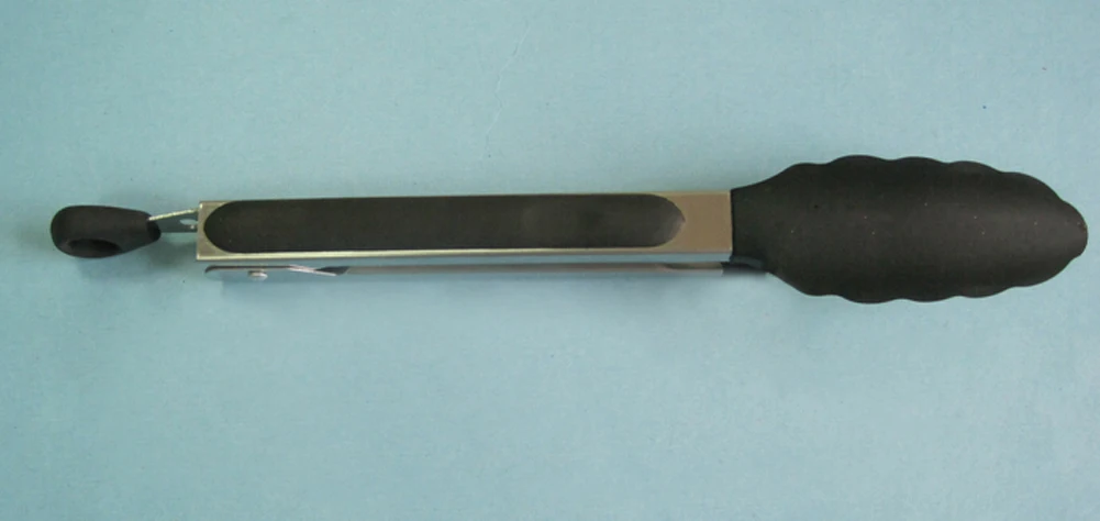 9 дюймов посуда из нержавеющей стали кухонные щипцы пищевые клипсы силиконовый