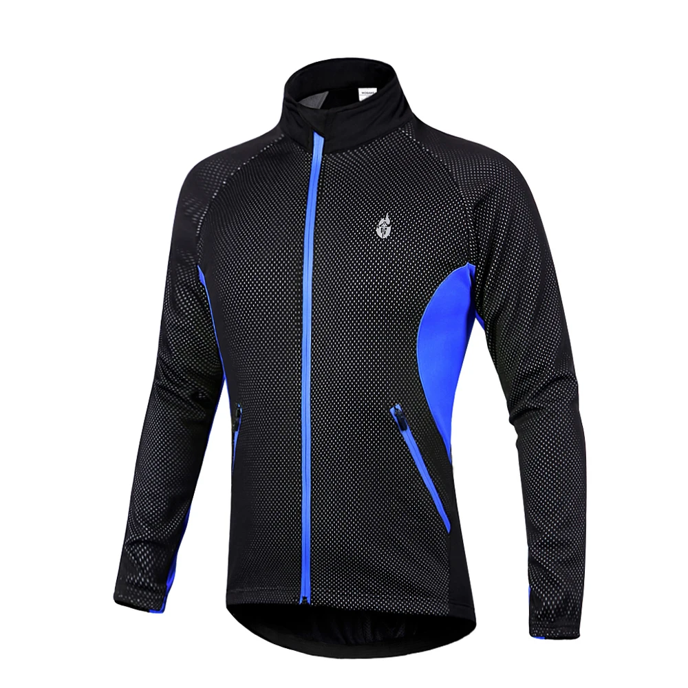 WOLFBIKE Зимняя Теплая Флисовая велосипедная куртка ветрозащитная теплая для езды