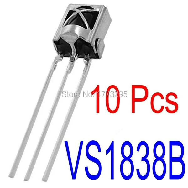 100% Новый оригинальный 10 шт. Универсальный ИК инфракрасный приемник V1838B TL1838