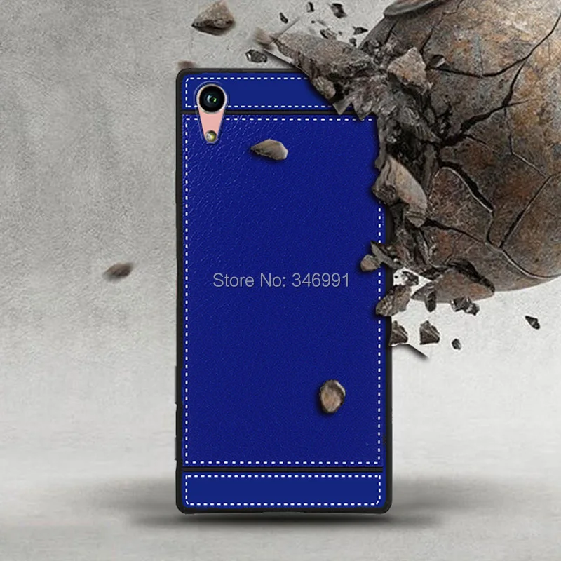 Чехол Funda для Sony Xperia XA1 Ultra G3221 G3223 кожаный мягкий черный силиконовый чехол Dual G3212