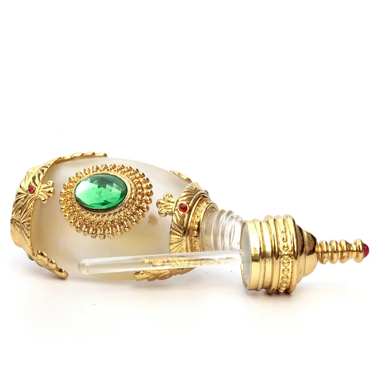 2pcslot High Quality Gold Middle East Essential Bottle For Oils Perfume Empty Glass Wedding Decor | Красота и здоровье