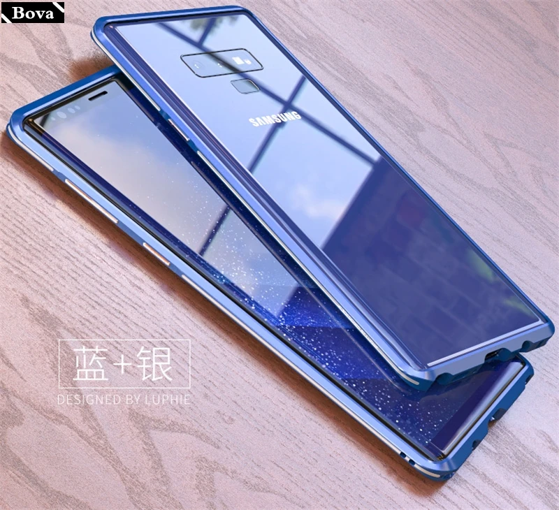 Note 9 чехол роскошный Ультратонкий алюминиевый бампер для samsung Galaxy Note9 Note 9 защитный алюминиевый чехол для телефона