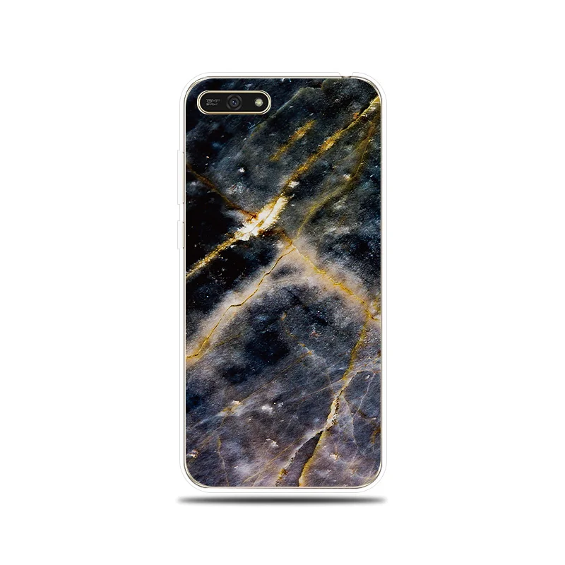 Мраморный узор силиконовый чехол для телефона Coque huawei Honor 5A 6X 7X 7A 7C 7S 8 9 Lite 10 Fundas