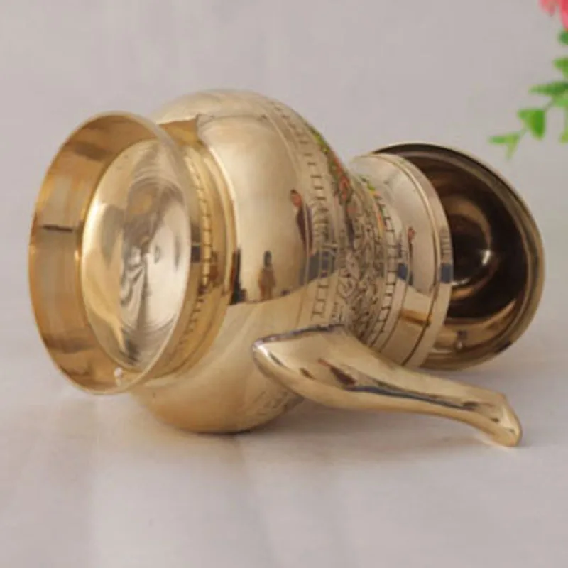 

Teaware Teapot Exquisite Boil Water Wine Chinese Tea Pot Copper milk Tea Kettle Without Coating Durable Better Than Glass Teapot