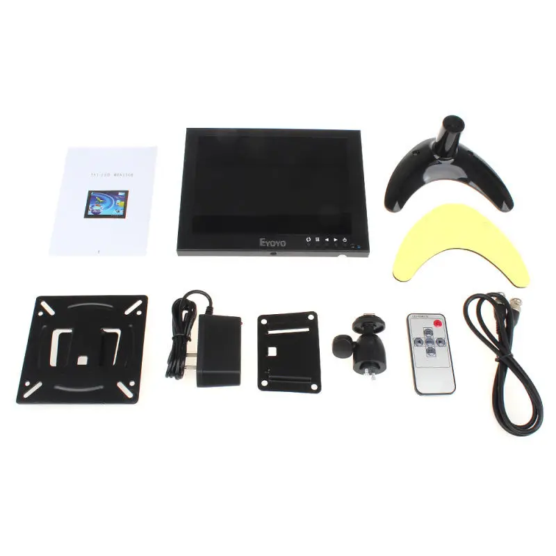 Eyoyo jswhd08 8 &quotдюймов IPS ЖК-дисплей HD Мониторы 1024*768 1080 P CCTV Камера видео HDML VGA BNC AV