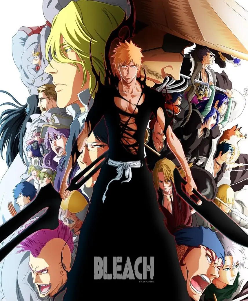 

Home Decor Bleach Anime 1-Silk Art Poster Wall Sicker Decoration Gift