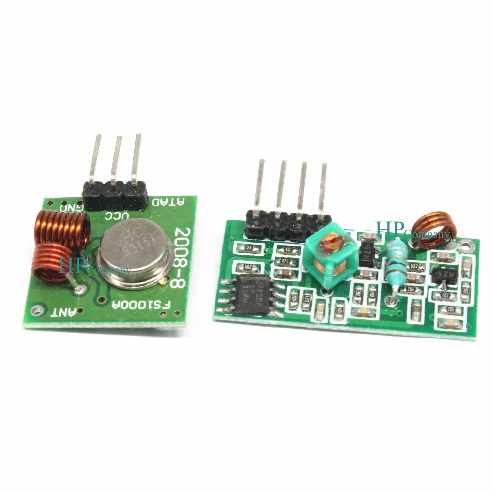 1 пара радиочастотный передатчик и приемник 315M Link Kit для Arduino ARM MCU DC 5V внешняя