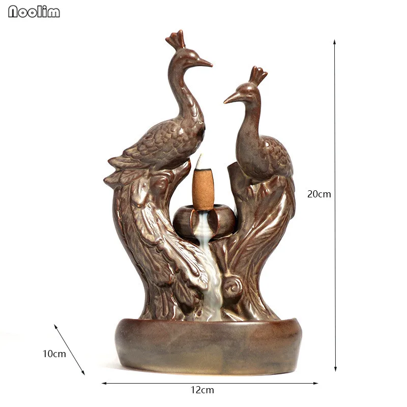 Креативная курильница Phoenix Backflow керамическая для дома подставка благовоний с