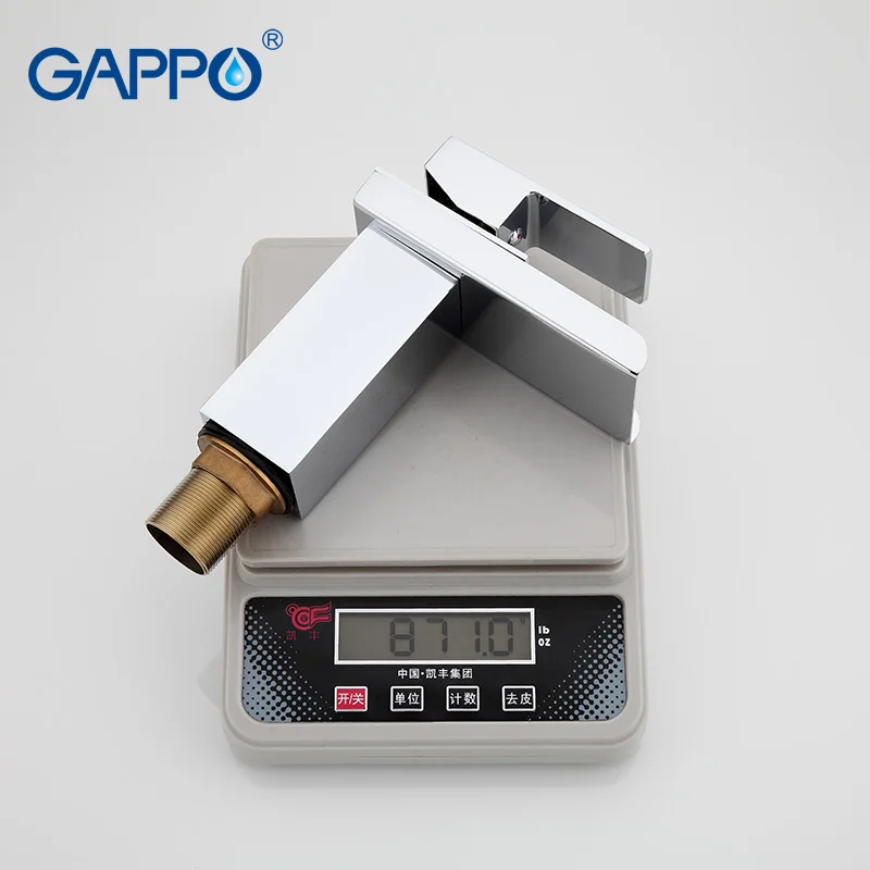 GAPPO смеситель для воды раковины кран ванной комнаты с одним отверстием латунный