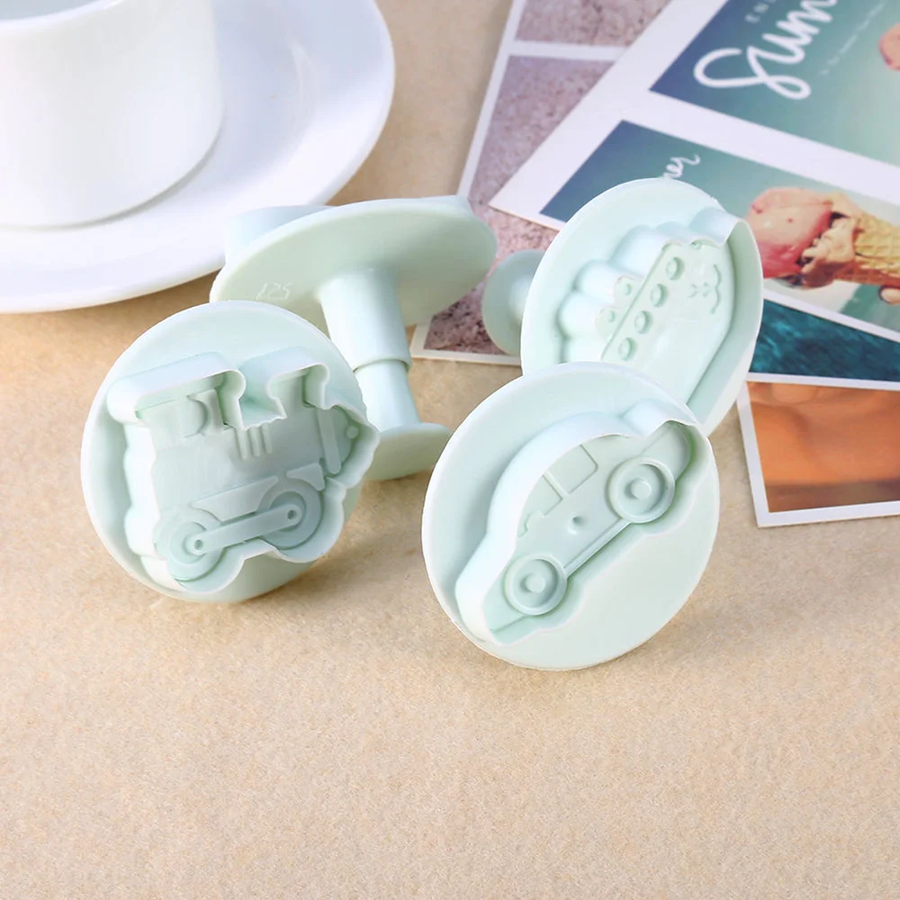 4 шт. Плунжер для сахарной мастики инструменты резки торта Форма тортов печенья