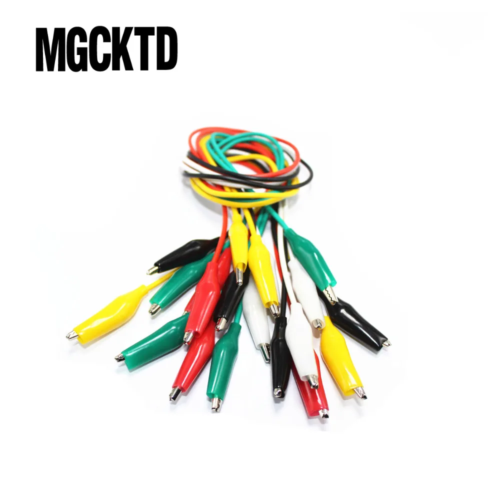 Зажимы типа Аллигатор 1 комплект 10 шт. двухсторонние зажимы тестовая перемычка на