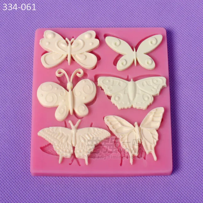 2016 новое поступление Бесплатная доставка форма для русской помадки бабочки