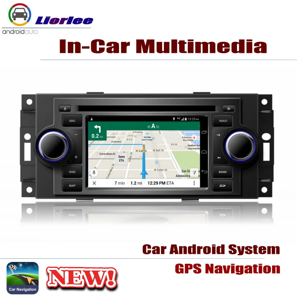 Автомагнитола DVD плеер gps навигация для джип Патриот 2006~ 2009 Android HD дисплей Система аудио видео стерео в тире головное устройство