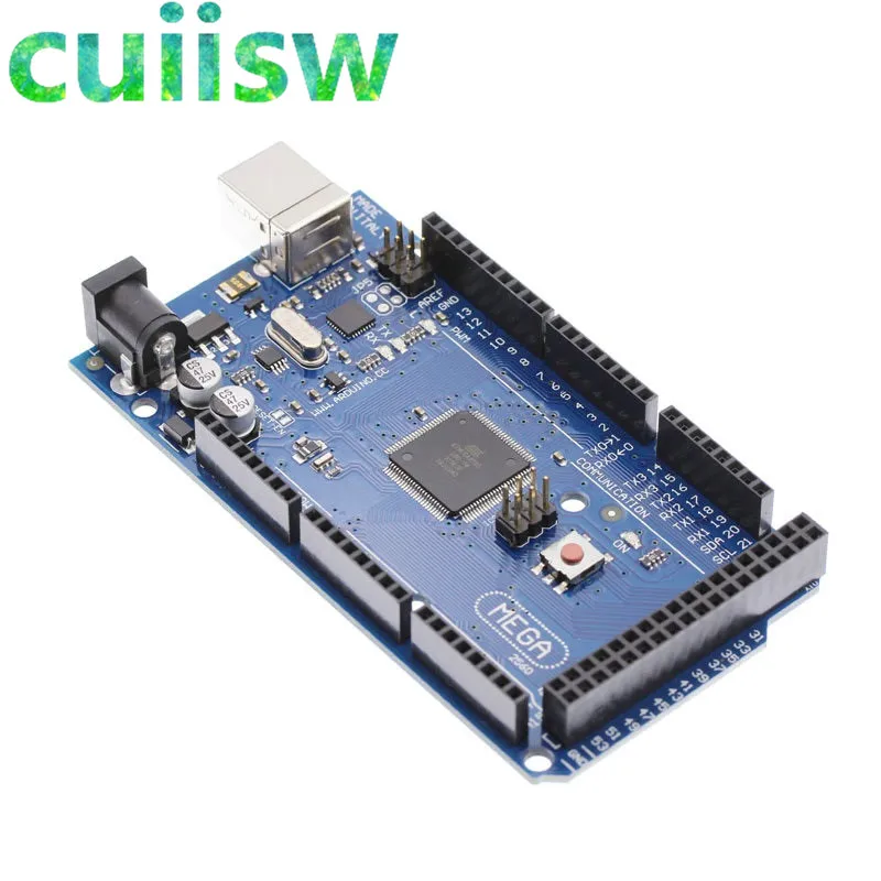 МЕГА 2560 R3 плата 2012 официальная версия с ATMega 2560 ATMega16U2 чип для Arduino интегрированный драйвер с оригинальной розничной коробкой