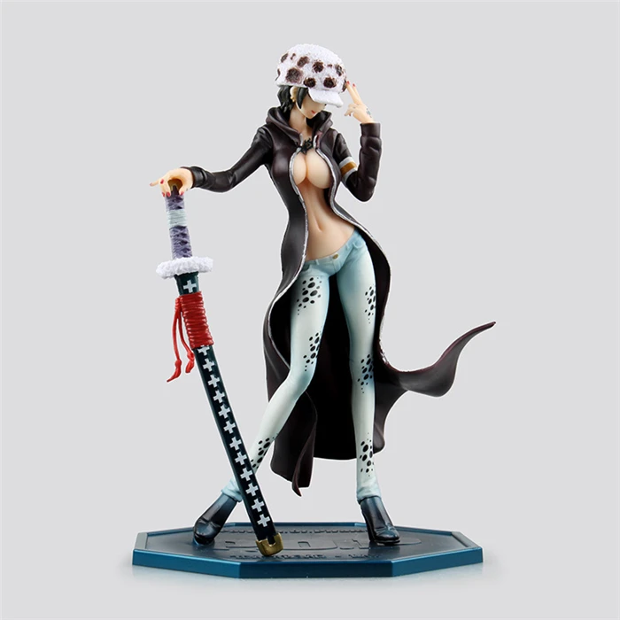 Экшн-фигурка Trafalgar Law Girl Ver. ПВХ фигурка 210 мм поп девушка закон аниме сексуальные