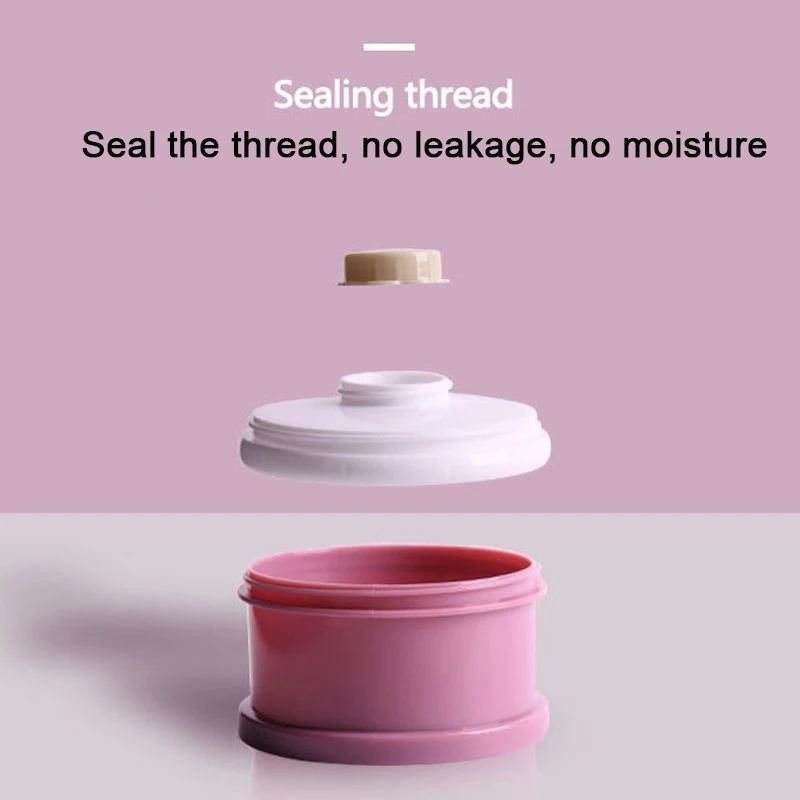 4 слоя в мультипликационном стиле портативный Миксер для сухого молока Ящик