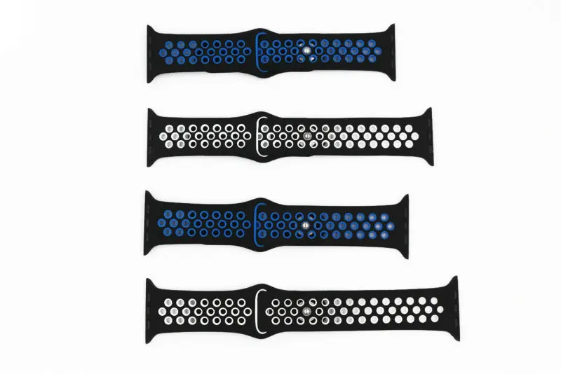 URVOI 2019 Новый ремешок для apple watch series 5 4 3 2 1 лёгкие дышащие силиконовые iwatch sport band 38/40