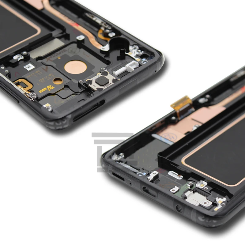 Для samsung Galaxy S9 lcd g960 дисплей S9 Plus g965 кодирующий преобразователь сенсорного экрана в сборе с рамкой дисплей S9 экран Запчасти