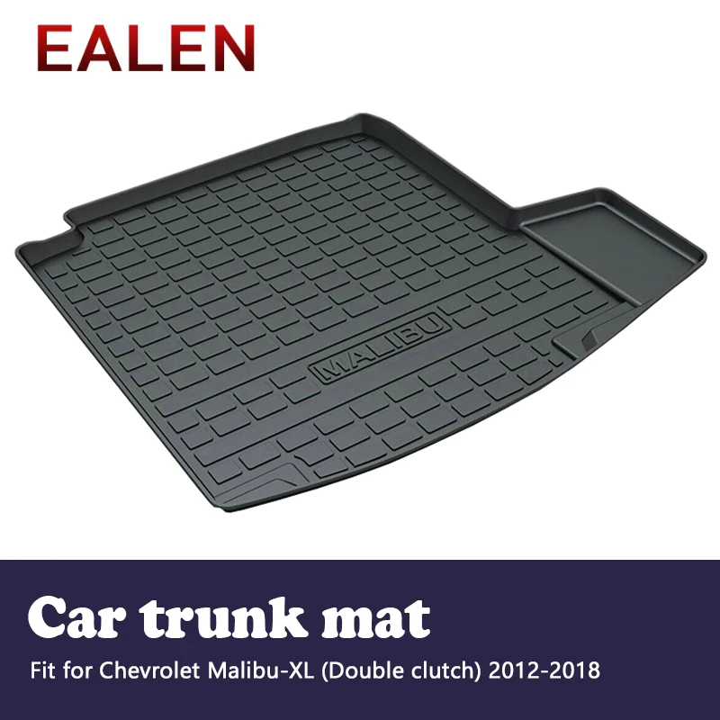 EALEN For Chevrolet Malibu XL Double clutch 2012 2013 2014 2015 2016 2017 2018 Anti-slip mat Accessories 1Set Car rear trunk mat